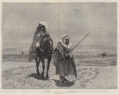 Bir Karavanın Arkasında by Richard Caton Woodville junior